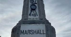 JAMES W. MARSHALL STATE HISTORICAL MONUMENT AT COLOMA.