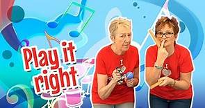 Play it Right | Teaching pre schoolers rhythm | Play it loud, soft, slow and quick - on the beat!