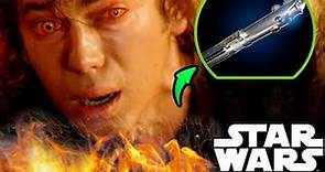 Why Anakin Tried to Reach His Lightsaber While Burning (Not Why You Think) - Star Wars Explained
