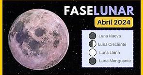 🌘 Fases de la luna abril 2024 ✨ Calendario Lunar de abril 2024 🌙 Luna hoy #luna #calendariolunar
