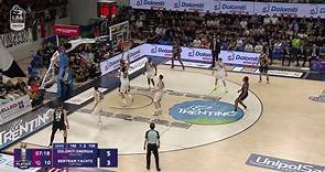 Basket, play-off serie A: Tortona vince gara 4 a Trento e vola in semifinale. Gli highlights