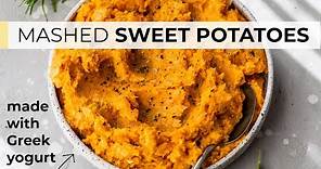 MASHED SWEET POTATOES | easy, healthy sweet potato recipe