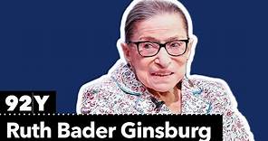 Supreme Court Justice Ruth Bader Ginsburg with David Rubenstein