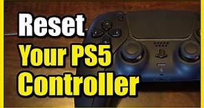 How to Reset PS5 Controller with Button (Fast Tutorial)
