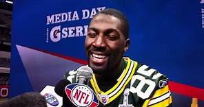 Greg Jennings Responds to His Madden Video at Super Bowl Media Day