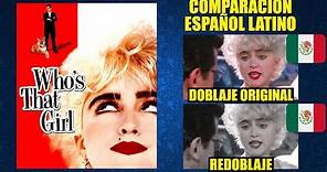 ¿Quién es esa Chica? [1987] Comparación del Doblaje Latino Original y Redoblaje | Español Latino