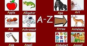 Expand Your Vocabulary: A-Z Word Journey |Learn English from A to Z with Pictures | Kids Videos