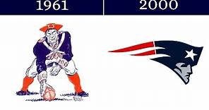 The Evolution of NEW ENGLAND PATRIOTS Logo (through the years)