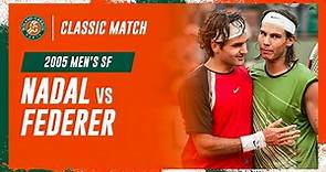 Nadal vs Federer 2005 Men's semi-final | Roland-Garros Classic Match
