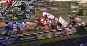 Justin Peck Wicked Sprint Car Flip At Bridgeport Speedway 5-25-23