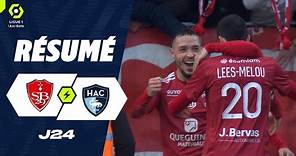 STADE BRESTOIS 29 - HAVRE AC (1 - 0) - Résumé - (SB29 - HAC) / 2023-2024