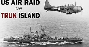US Air Raid on the Japanese Held Truk Island | 1944 | World War 2 Newsreel