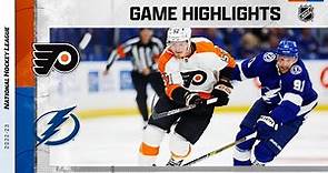 Flyers @ Lightning 10/18/ | NHL Highlights 2022