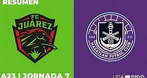 Resumen y Goles | FC Juárez vs Mazatlán | Apertura 2023 | Liga BBVA MX - Jornada 7