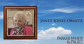 Janet Jones Ornitz Memorial Video