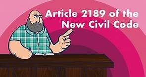 [TORTS AND DAMAGES] Article 2189 of the New Civil Code