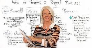 How to Present a Project Proposal - Project Management Training