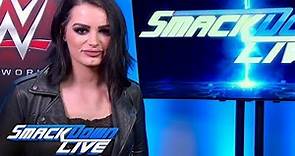 Paige announces a Last Woman Standing Match for WWE Evolution: SmackDown LIVE, Oct. 9, 2018