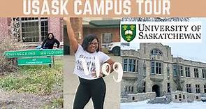 University of Saskatchewan Campus tour,leaving Saskatoon,Centre mall visit