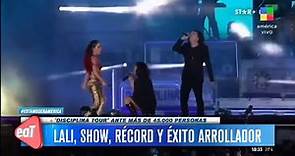 Lali Espósito: show, récord y éxito arrollador