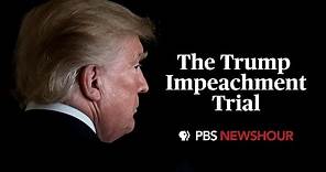 WATCH: Trump impeachment trial events begin in the Senate | January 16