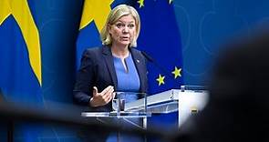 La primera ministra sueca Magdalena Andersson anuncia su dimisión tras la derrota electoral