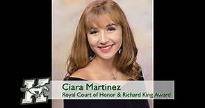 King HS Royal Court/Richard King Award/Champine Award Recipients 2019-2020