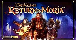 SURVIVAL en las MINAS de MORIA - The Lord of the Rings RETURN TO MORIA Gameplay Español