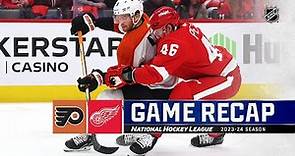 Flyers @ Red Wings 12/22 | NHL Highlights 2023