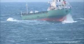 General Cargo Ship ARKLOW WAVE leaving A Coruña