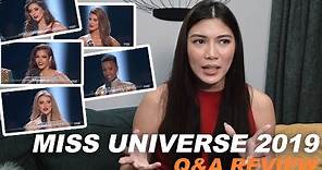MISS UNIVERSE 2019 Q&A REVIEW | NICOLE CORDOVES