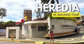 Heredia, Costa Rica 🇨🇷 - Downtown Heredia - 4K Walking Tour