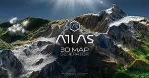 3D Map Generator - Atlas - Photoshop Plugin