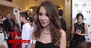 Haley Pullos Interview Young Artist Awards 2014 Red Carpet