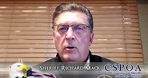 Sheriff Richard Mack and the CSPOA oppose violence by police and protestors