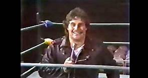 Adrian Adonis introduces himself to Texas. 1983