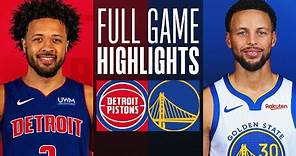 PISTONS at WARRIORS | FULL GAME HIGHLIGHTS | January 5, 2024