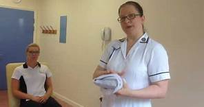 Applying an Icepack - Physiotherapy Advice Video