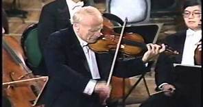 Yehudi Menuhin plays JS Bach. Partita for solo violin No 3 in E major (Prelude)