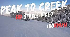 WHISTLER BLACKCOMB TOP TO BOTTOM (PEAK TO CREEK) HD POV