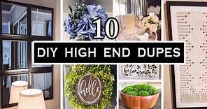 TOP 10 DIY HOME DECOR PROJECTS | DIY HIGH END DUPES