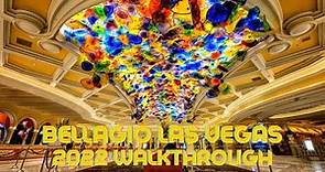 Bellagio Casino Hotel Las Vegas November 2022 Walkthrough Walking Tour