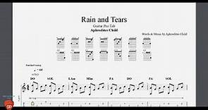 Aphrodite's Child - Rain and Tears - Guitar Pro Tab