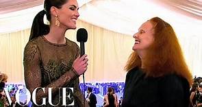 Grace Coddington Hopes to See Real Punks - Vogue - Met Gala