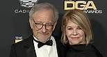 Steven Spielberg and Kate Capshaw arrive at the 75th DGA Awards
