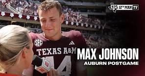 Auburn Postgame: Max Johnson