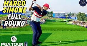 MARCO SIMONE Now in EA Sports PGA Tour! NEW COURSE FULL ROUND!