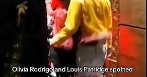 #OliviaRodrigo and #LouisPatridge spotted kissing in London. #greenscreen #fyp #viral #love