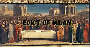 The Edict of Milan: Religious Freedom in the Roman Empire