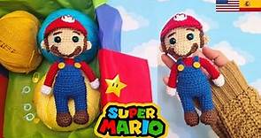 Mario Bros amigurumi tutorial paso a paso/ 1era Parte/ Mario en crochet